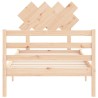 Cadre de lit sans matelas 100x200 cm bois massif 