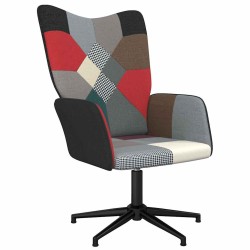 Chaise de relaxation Patchwork Tissu 