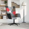 Chaise de relaxation Patchwork Tissu 