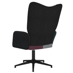 Chaise de relaxation Patchwork Tissu 