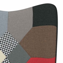 Chaise de relaxation Patchwork Tissu 