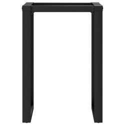 Pieds de table à manger cadre en O 50x40x73 cm acier 