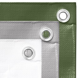 Bâche 260 g/m² 4x8 m Blanc PEHD 