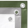 Bâche 260 g/m² 4x8 m Blanc PEHD 