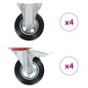 8 pcs Roulettes 160 mm 