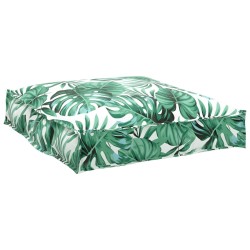 Ensemble de coussins de palette en 2 pièces motif feuillage en tissu Oxford 