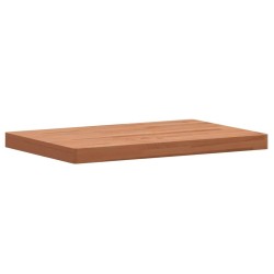 Dessus de table 60x40x4 cm rectangulaire bois massif de hêtre 