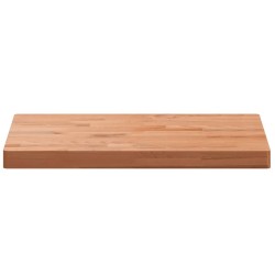 Dessus de table 60x40x4 cm rectangulaire bois massif de hêtre 