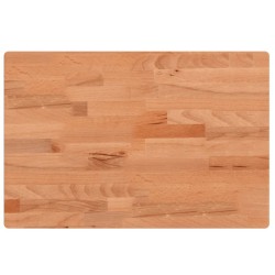 Comptoir de salle de bain 60x40x4 cm bois massif de hêtre 