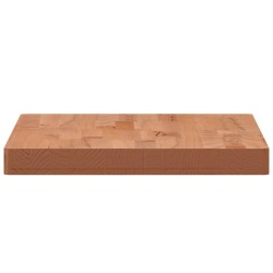 Comptoir de salle de bain 60x40x4 cm bois massif de hêtre 