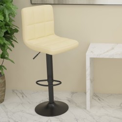 Tabouret de bar Crème Tissu 