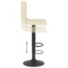 Tabouret de bar Crème Tissu 