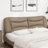 Coussin de tête de lit cappuccino 180 cm similicuir 