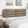 Coussin de tête de lit cappuccino 180 cm similicuir 