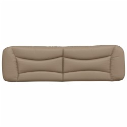 Coussin de tête de lit cappuccino 180 cm similicuir 