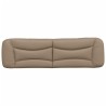 Coussin de tête de lit cappuccino 180 cm similicuir 