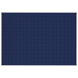 Couverture lestée Bleu 137x200 cm 6 kg Tissu 