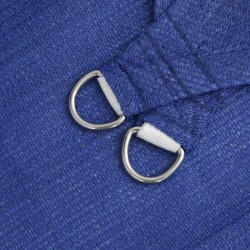Voile d'ombrage 160 g/m² carré bleu 6x6 m PEHD 