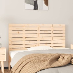 Tête de lit murale 156x3x63 cm Bois massif de pin 