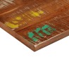 Dessus de table 60x60x3,8 cm carré bois massif de récupération 
