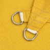 Voile d'ombrage 160 g/m² carré jaune 6x6 m PEHD 