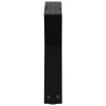 Pieds de table basse 2 pièces Noir 30 x (30-31,3) cm Acier 