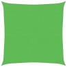 Voile d'ombrage 160 g/m² Vert clair 6x6 m PEHD 