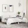 Cadre de lit sans matelas chêne sonoma 160x200 cm 