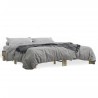 Cadre de lit sans matelas chêne sonoma 160x200 cm 