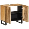 Armoire lavabo de salle de bain 62x34x58cm manguier massif brut 