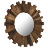 Miroir mural Bois de récupération massif 70 cm  