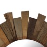 Miroir mural Bois de récupération massif 70 cm  