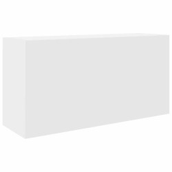 Armoire murale de bain blanc 80x25x40 cm bois d'ingénierie 