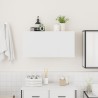 Armoire murale de bain blanc 80x25x40 cm bois d'ingénierie 