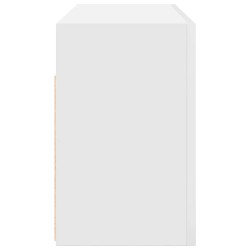 Armoire murale de bain blanc 80x25x40 cm bois d'ingénierie 