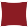 Voile de parasol tissu oxford carré 7x7 m rouge 