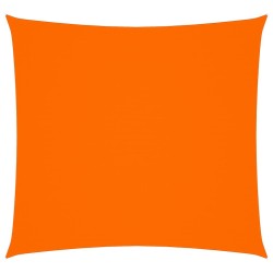 Voile de parasol tissu oxford carré 7x7 m orange 
