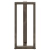 Pieds de table de bar en forme de T, 2 pièces, noir, 50 x 35 x (90-91) cm, acier 