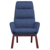 Chaise de relaxation Bleu Tissu 