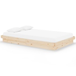 Cadre de lit Bois massif 120x200 cm 