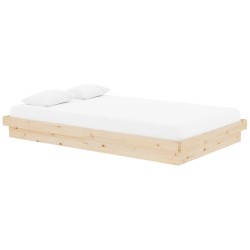 Cadre de lit Bois massif 120x200 cm 