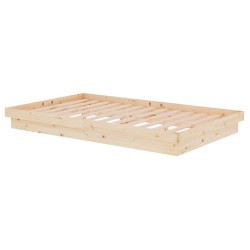 Cadre de lit Bois massif 120x200 cm 