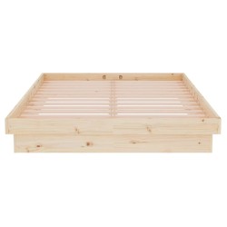 Cadre de lit Bois massif 120x200 cm 