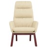 Chaise de relaxation Crème Tissu 