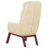 Chaise de relaxation Crème Tissu 