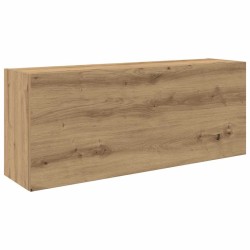 Armoire murale de bain chêne artisanal bois d'ingénierie 
