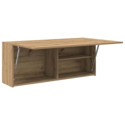 Armoire murale de bain chêne artisanal bois d'ingénierie 