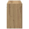Armoire murale de bain chêne artisanal bois d'ingénierie 
