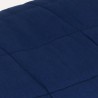 Couverture lestée Bleu 140x200 cm 6 kg Tissu 