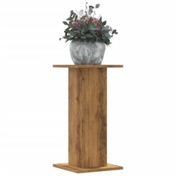 Supports pour plantes 2 pcs chêne artisanal bois d'ingénierie 